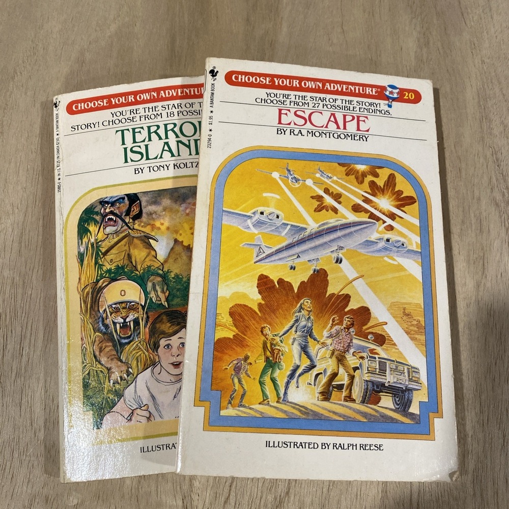 Lot‎ of 2 Choose Your Own Adventure Book by R. A. Montgomery #20 & 59 Paperback